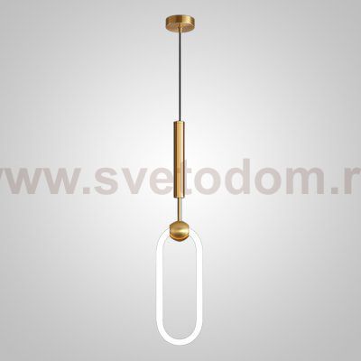 Подвесной светильник FINNUR B H30 Brass ImperiumLoft 240182-23