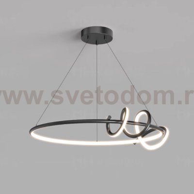 Кольцевая люстра RAFFEL D80 Black ImperiumLoft 240192-23