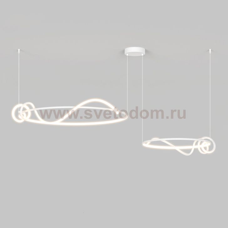 Кольцевая люстра RAFFEL COMBO D60+80 White ImperiumLoft 240200-23