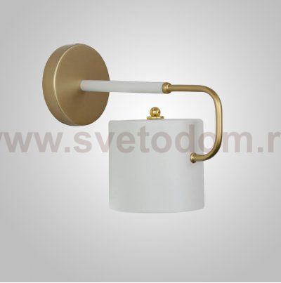 Бра BEND WALL Brass White ImperiumLoft 240221-26
