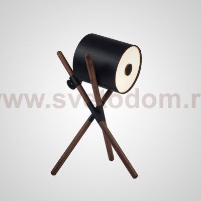 Настольная лампа SHIFT LAMP Dark Brown Black ImperiumLoft 240242-26