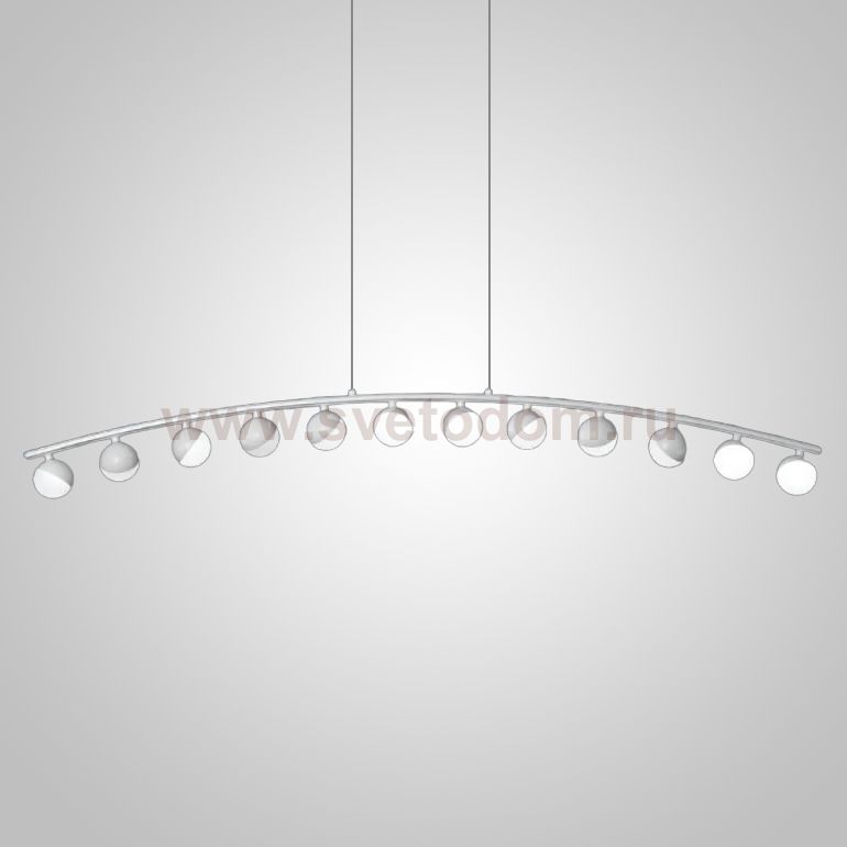 Подвесной реечный светильник CHOIR L12 White ImperiumLoft 240257-26