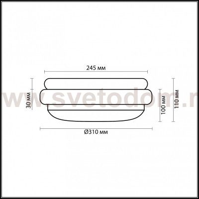 Настенно-потолочный светильник Odeon light 2403/2C BAHA