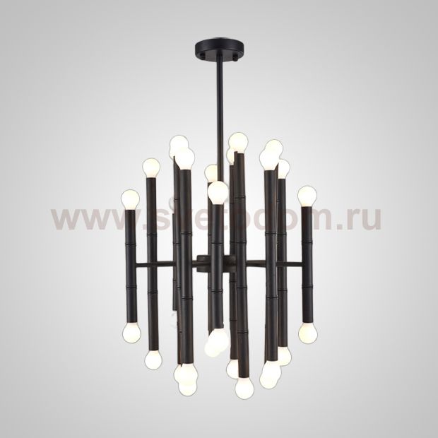 Подвесная рядная люстра CONSTA L30 Black ImperiumLoft 240882-26