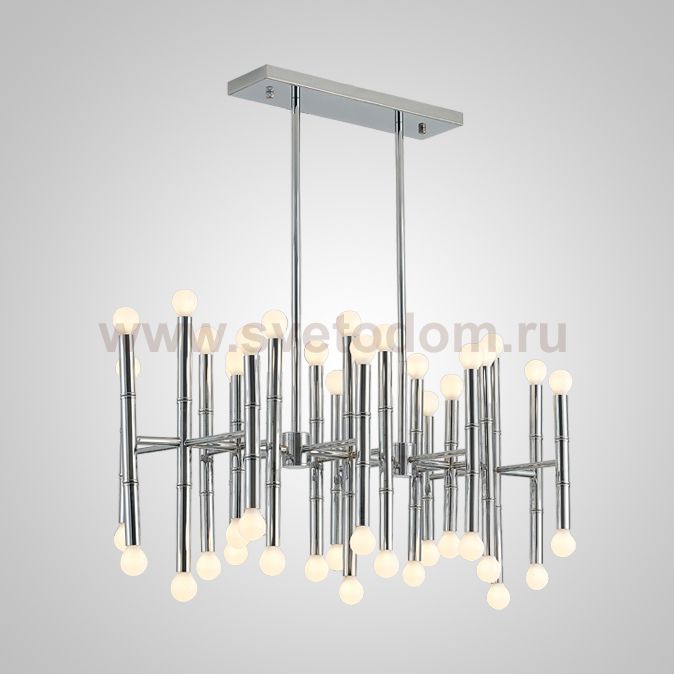 Подвесная рядная люстра CONSTA L40 Chrome ImperiumLoft 240883-26