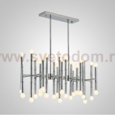 Подвесная рядная люстра CONSTA L40 Chrome ImperiumLoft 240883-26