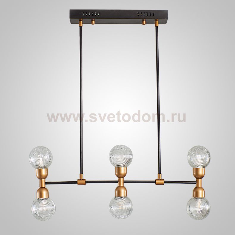 Подвесной реечный светильник DUM LONG Transparent ImperiumLoft 240959-26