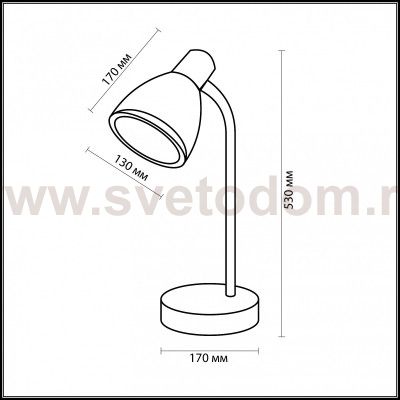 Настольная лампа Odeon light 2410/1T MANSY