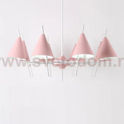 Люстра на штанге CRATER C L5 Pink ImperiumLoft 241000-26