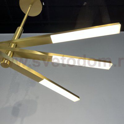 Подвесная люстра ORTON на 3 D96 Gold ImperiumLoft 241024-26