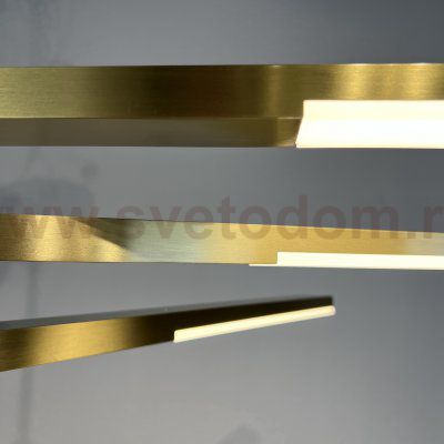 Подвесная люстра ORTON на 3 D96 Gold ImperiumLoft 241024-26