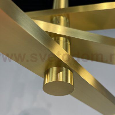 Подвесная люстра ORTON на 3 D96 Gold ImperiumLoft 241024-26