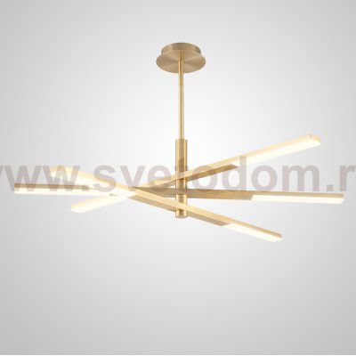 Подвесная люстра ORTON на 3 D96 Gold ImperiumLoft 241024-26