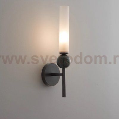 Настенный светильник CYLINDER WALL H38.5 Black ImperiumLoft 241118-23