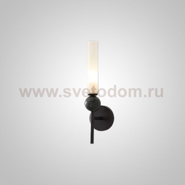 Настенный светильник CYLINDER WALL H38.5 Black ImperiumLoft 241118-23