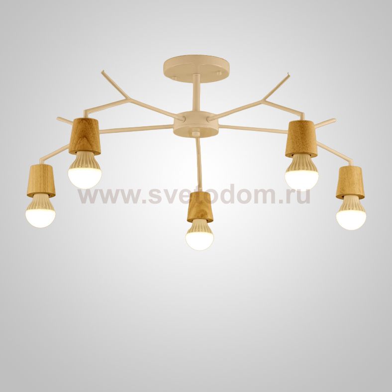 Люстра на штанге LES L5 White ImperiumLoft 241177-26