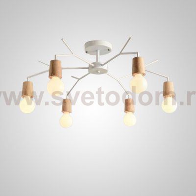 Люстра на штанге LES L6 White ImperiumLoft 241178-26