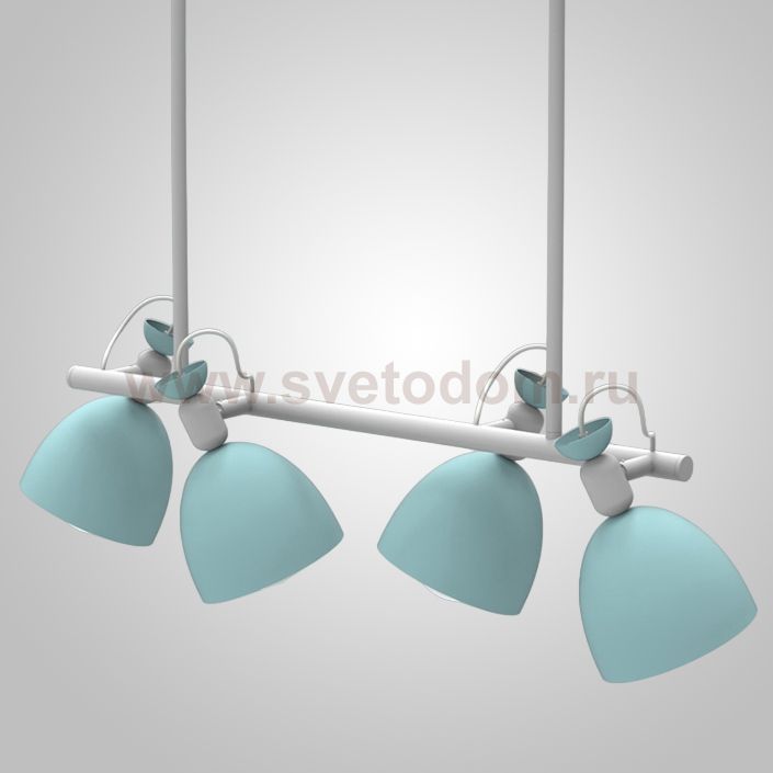 Подвесной реечный светильник LONG Blue ImperiumLoft 241189-26