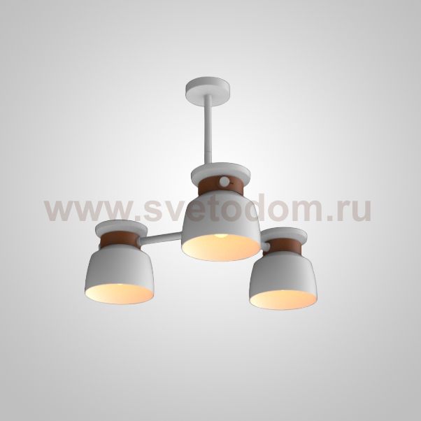 Люстра на штанге LOOP L3 White ImperiumLoft 241207-26