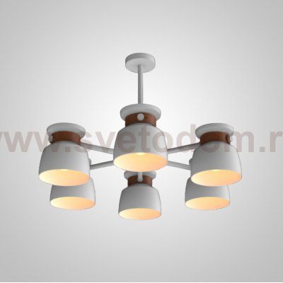 Люстра на штанге LOOP L6 White ImperiumLoft 241208-26