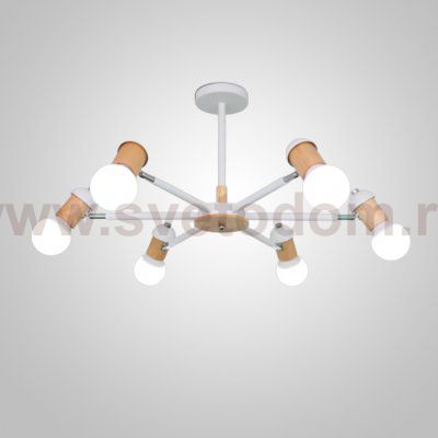 Люстра на штанге MERE D80 White ImperiumLoft 241224-26
