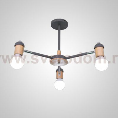 Люстра на штанге MERE D55 Grey ImperiumLoft 241227-26