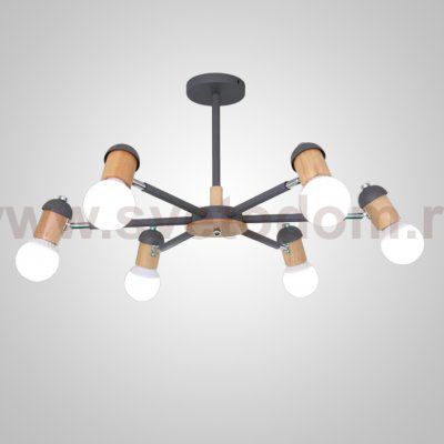 Люстра на штанге MERE D80 Grey ImperiumLoft 241228-26