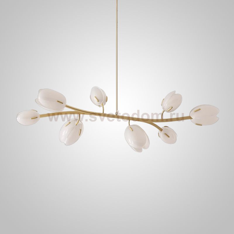 Реечный, рядный светильник LILLY L White ImperiumLoft 241286-23