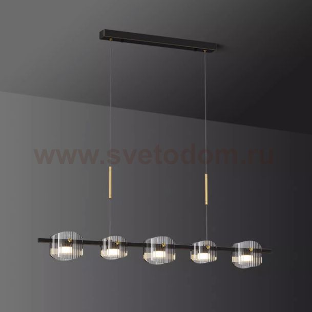 Подвесной светильник NICOLETTA D LONG L100 Black ImperiumLoft 241290-23