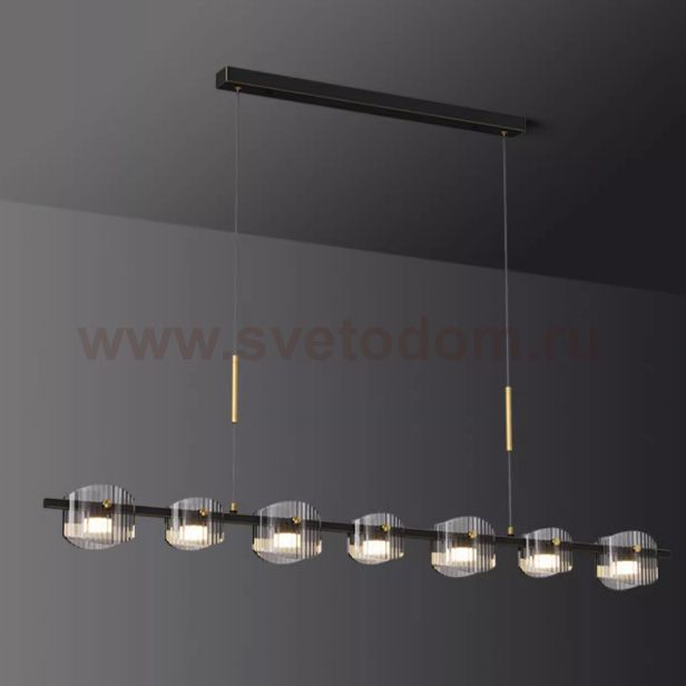 Подвесной светильник NICOLETTA D LONG L130 Black ImperiumLoft 241291-23