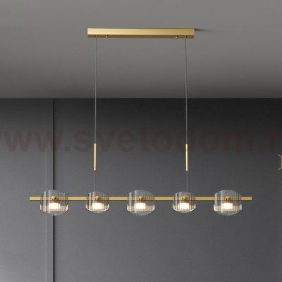 Подвесной светильник NICOLETTA D LONG L100 Brass ImperiumLoft 241293-23