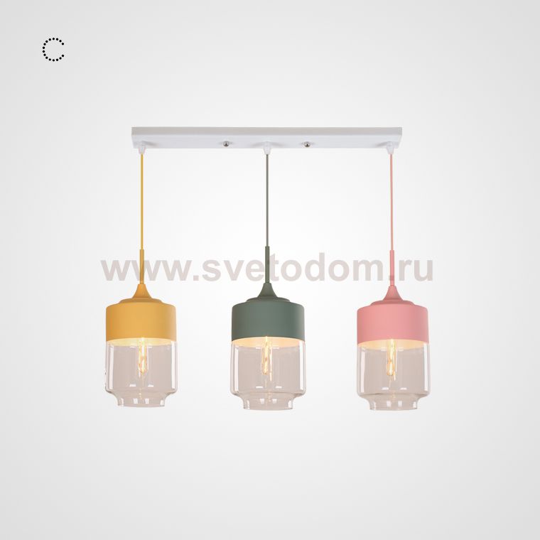 Подвесной светильник NORD COLOR TRIO С ImperiumLoft 241376-26