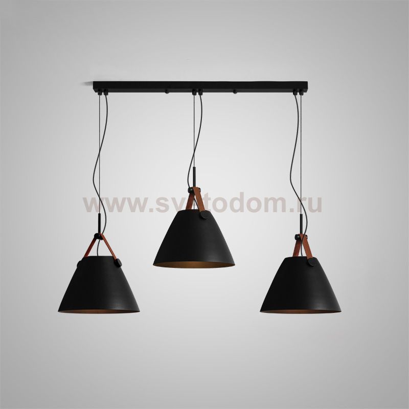 Подвесной светильник Strap A L3 Black ImperiumLoft 241384-26