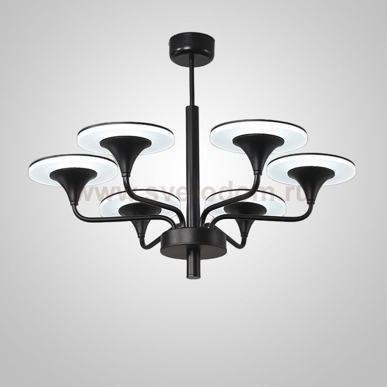 Люстра на штанге PILLAR L6 Silver ImperiumLoft 241435-26