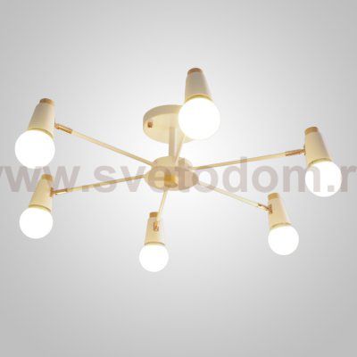 Люстра на штанге ROTARY L6 White ImperiumLoft 242858-26