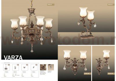 Светильник настенный бра Odeon light 2430/1W VARZA