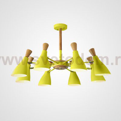 Люстра на штанге TUNE L8 Yellow ImperiumLoft 243292-26