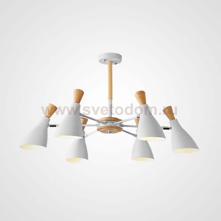 Люстра на штанге TUNE L6 White ImperiumLoft 243294-26