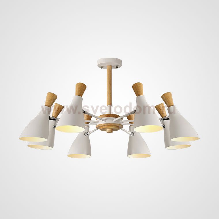 Люстра на штанге TUNE L8 White ImperiumLoft 243295-26