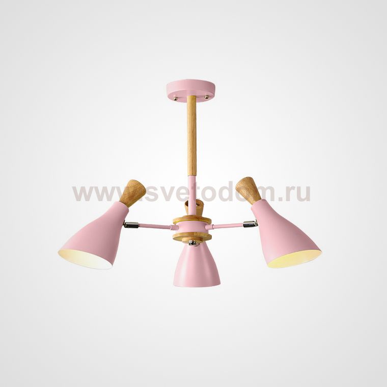 Люстра на штанге TUNE L3 Pink ImperiumLoft 243296-26