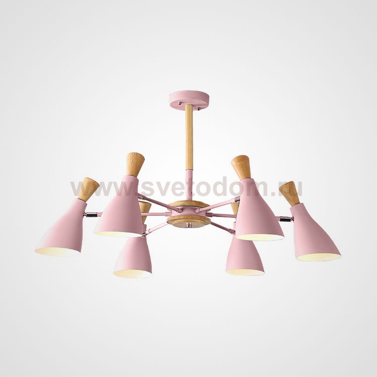 Люстра на штанге TUNE L6 Pink ImperiumLoft 243297-26