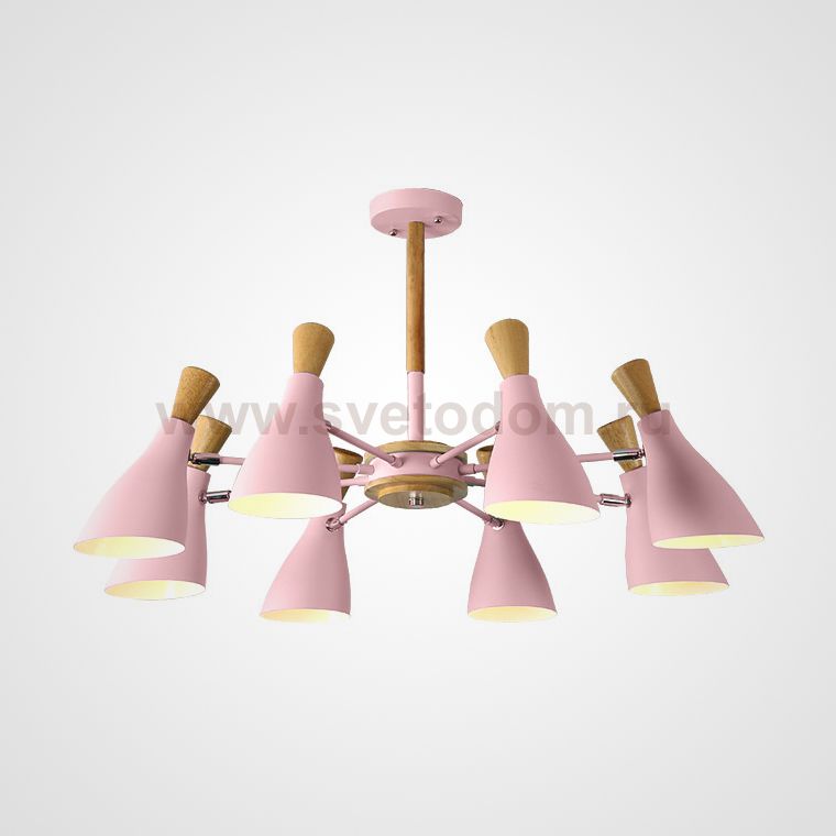 Люстра на штанге TUNE L8 Pink ImperiumLoft 243298-26