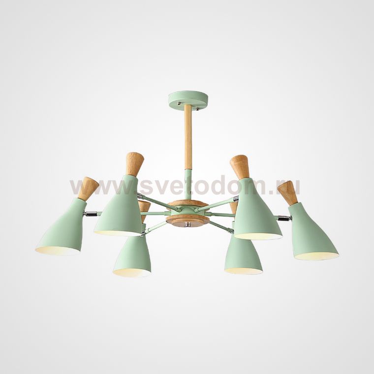 Люстра на штанге TUNE L6 Green ImperiumLoft 243300-26