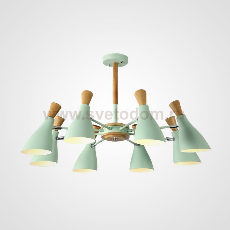 Люстра на штанге TUNE L8 Green ImperiumLoft 243301-26