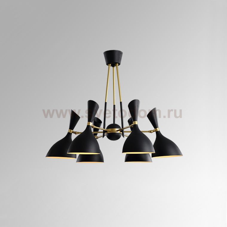 Подвесная люстра TRUMPET D70 Black ImperiumLoft 243353-26