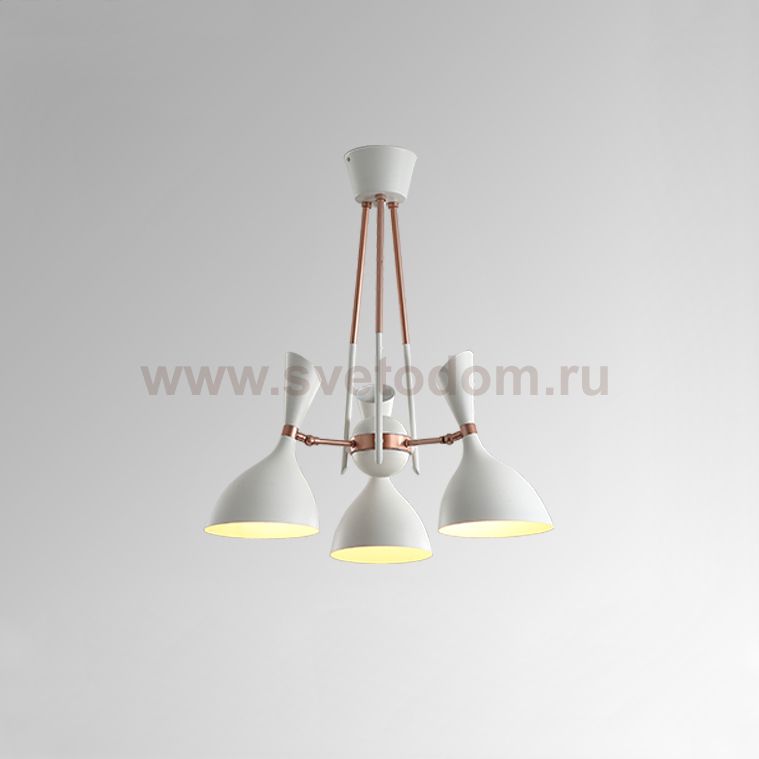 Подвесная люстра TRUMPET D52 White ImperiumLoft 243356-26