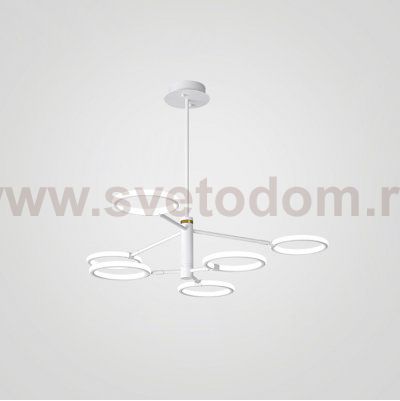 Люстра на штанге RINGLETS B White ImperiumLoft 243369-26