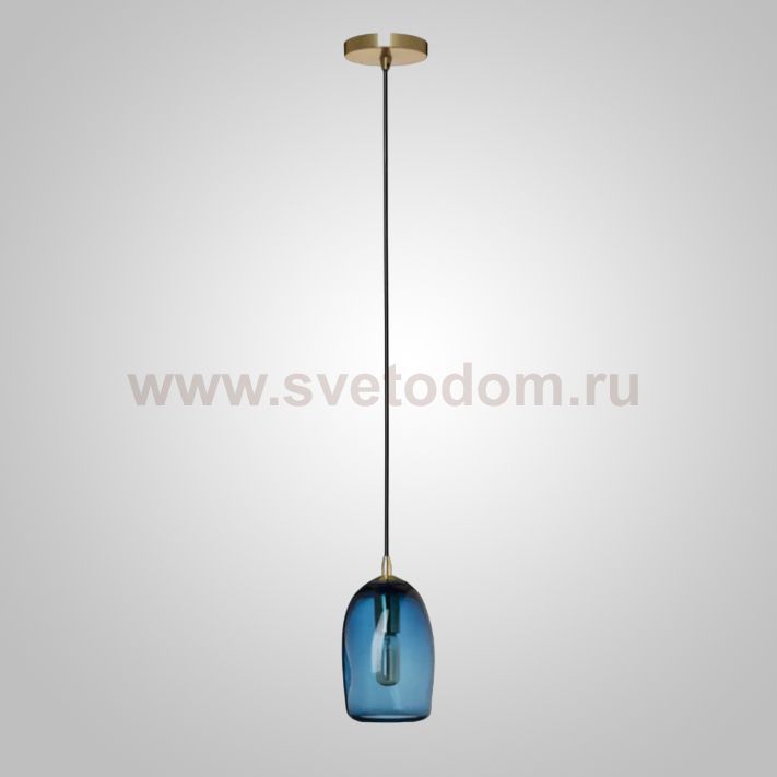 Подвесной светильник GLASSBALL 4 A Blue ImperiumLoft 243383-22