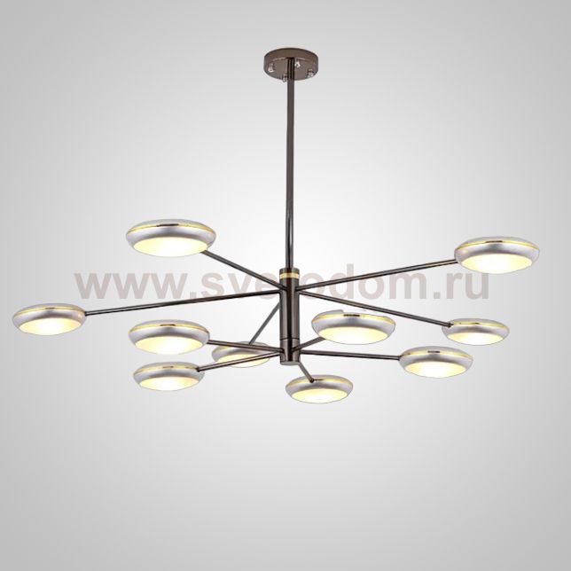 Люстра на штанге DRAMMEN D120 Silver ImperiumLoft 243388-26