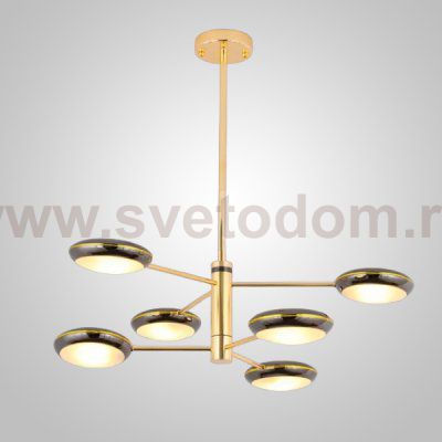 Люстра на штанге DRAMMEN D70 Black ImperiumLoft 243389-26